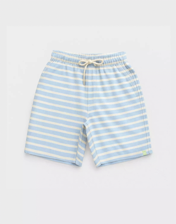 Striped Linen Bermuda Shorts