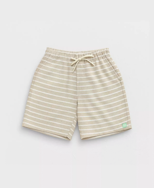 Striped Linen Bermuda Shorts - Imagem 2