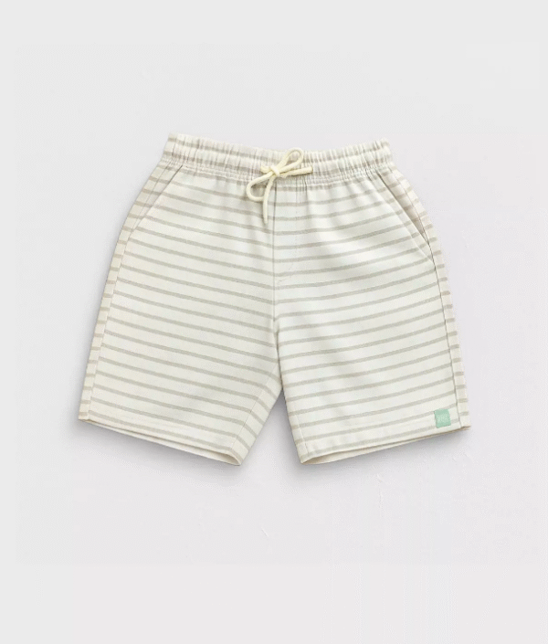 Striped Linen Bermuda Shorts - Imagem 3