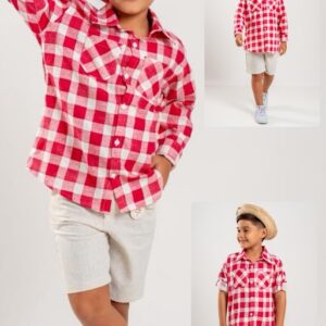 Traditional Long Sleeve Plaid Shirt
