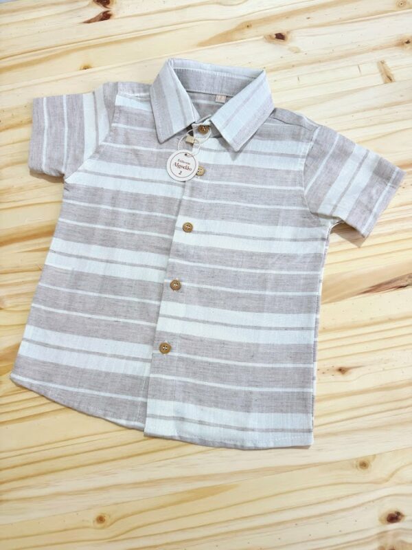 Traditional Striped Shirt Premium Cotton - Imagem 3
