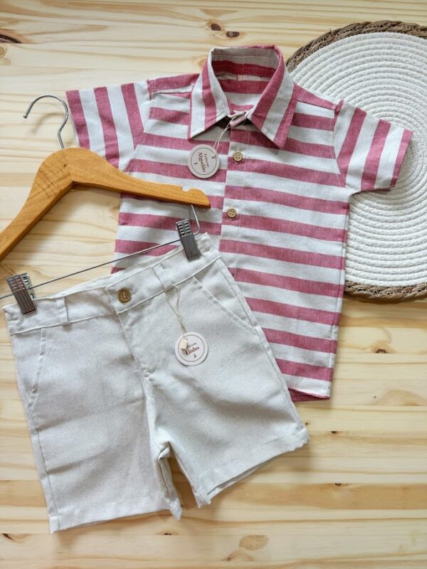 Traditional Striped Shirt Premium Cotton - Imagem 5