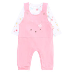 Bodysuit and Overalls Set